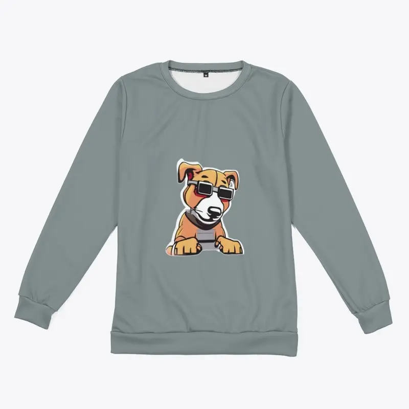 ItzDogo All-Over Print Sweatshirt